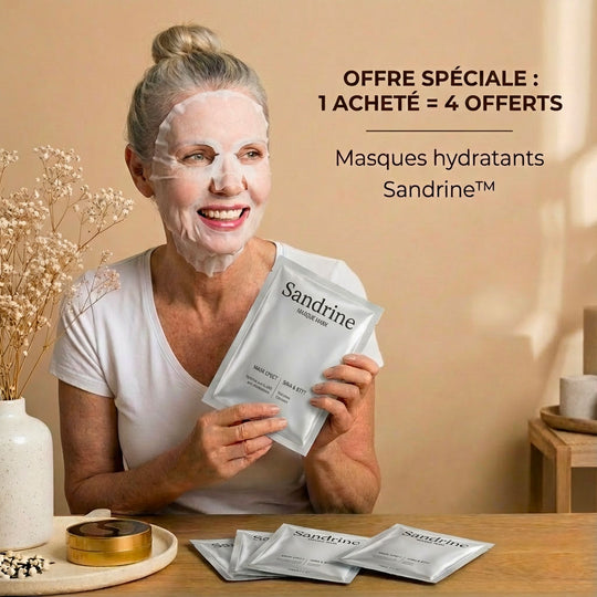 1 masque hydratant acheté = 4 offerts