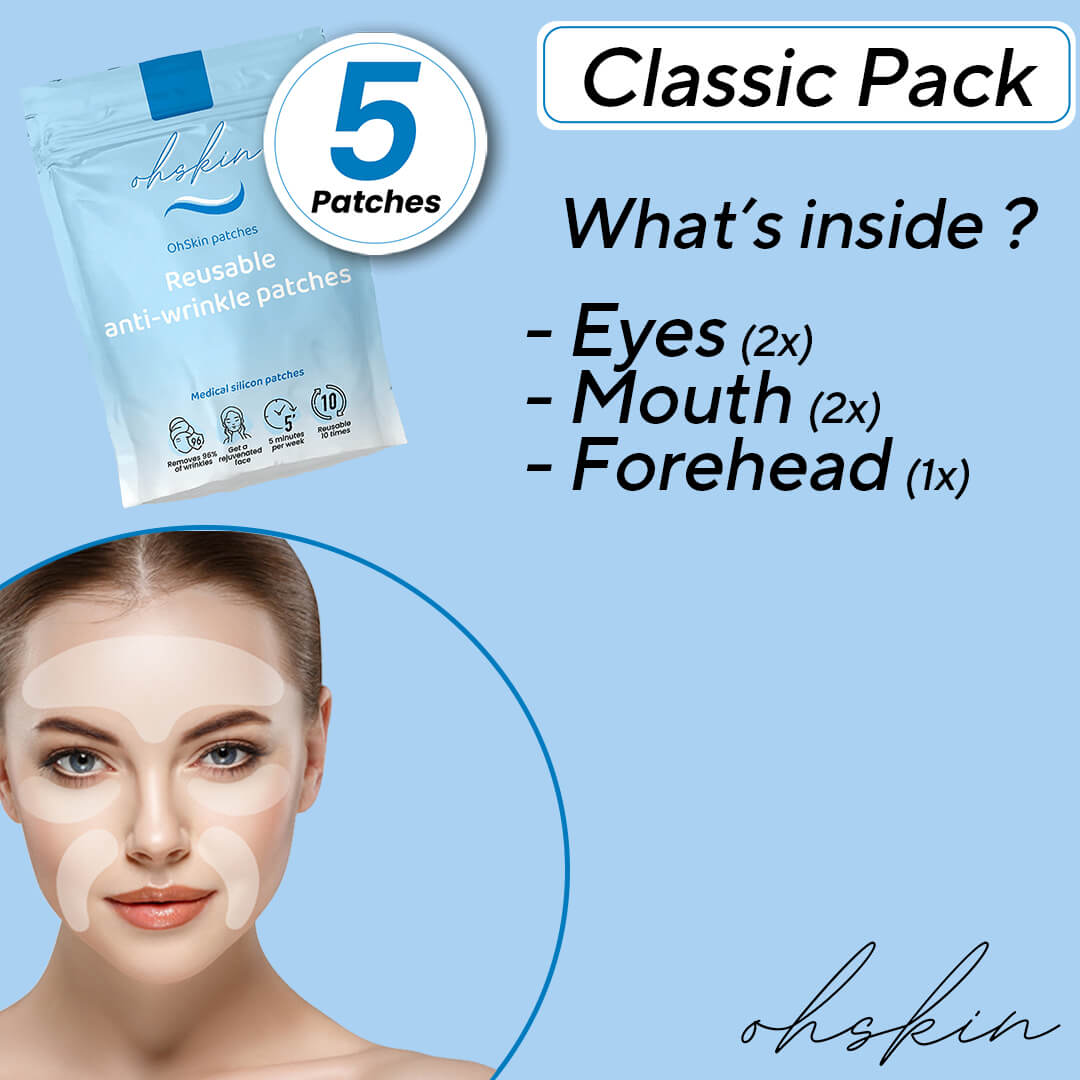 The OhSkin™ Patches : Say goodbye to your wrinkles now !