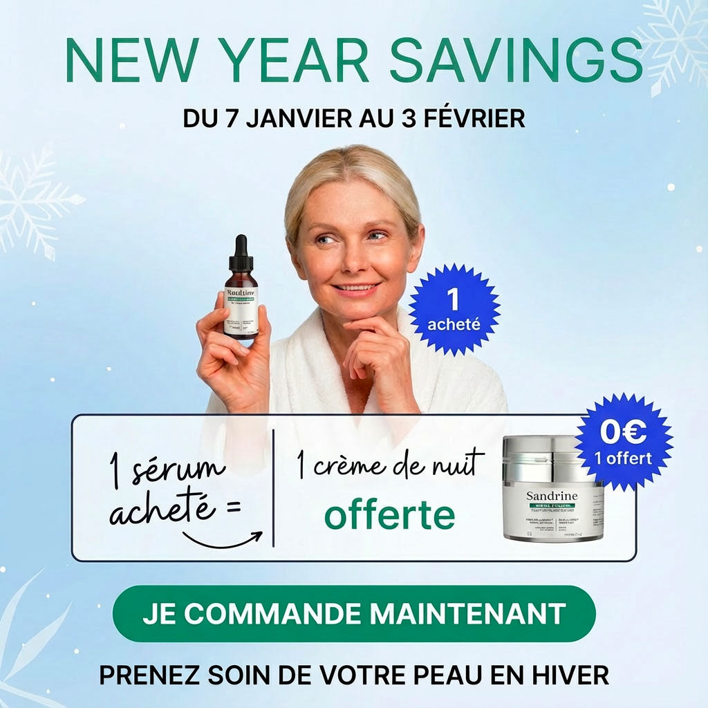 Le Sérum Anti-âge Sandrine™ + La crème de nuit