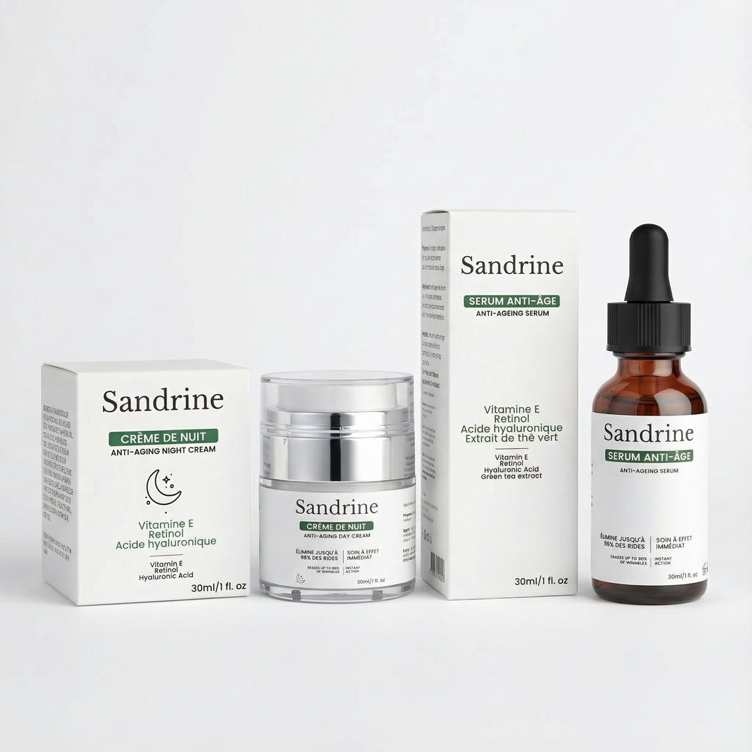 Le Sérum Anti-âge Sandrine™ + La crème de nuit