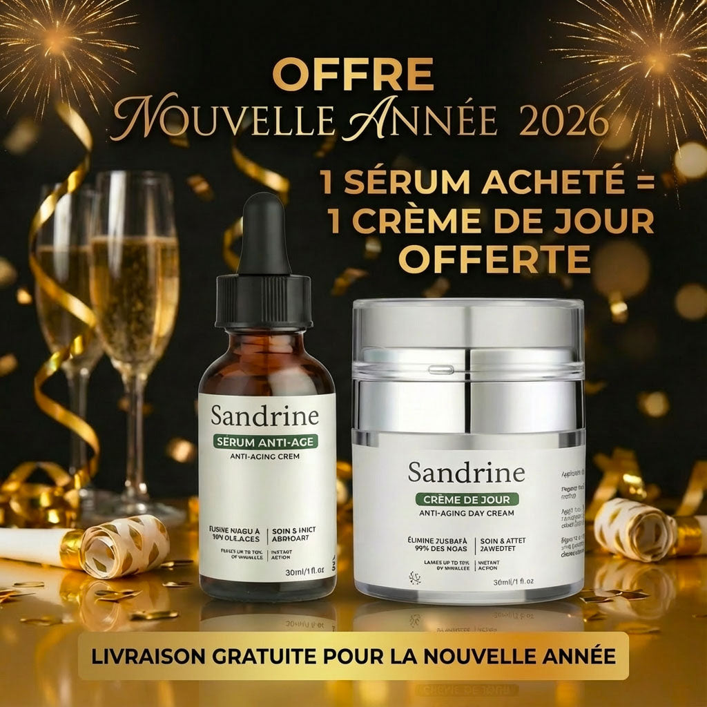 Le Sérum Anti-âge Sandrine™ + La crème de jour